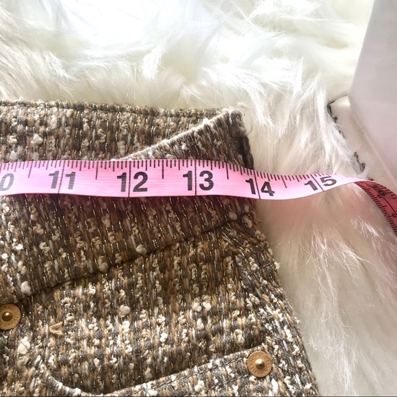 7 For All Man Kind Woven Gold Skinny Pants Sz 27 - Picture 4 of 7